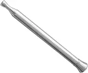 PENIKOKO 1Pc Telescopic Camping Blow Fire Tube Portable Heat Resistant Fire Tool Silver for Outdoor Activities Easy Oxygen Concentration Corrosion