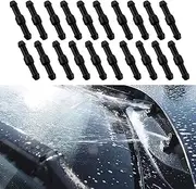HEVLE 20PCS Windshield Washer Hose Connectors, Tube Pipe Fitting Adapter, 2-Way I Type Windshield Hose Connector Kit, Universal Windshield Washer Hose Replacement Fitting for Car Washer Nozzles