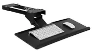 Keyboard Holder and Mouse Tray Drawer Under Desk Computer Slide Out Black