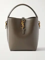 [SAINT LAURENT] SAINT LAURENT - Le 37 Small Leather Bucket Bag - Green - One size One size Green