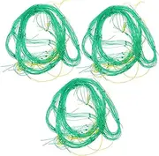 Abaodam Nylon Material Gardening Net 3pcs Climbing Petunia Vines Net Fruit Vines Support 0.9x1.8m