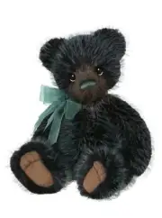 Charlie Bears - Jupiter Handmade Teddy Bear With Bow Soft Plush Cuddly Stuffed