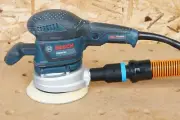 Bosch GEX34-6N compatible with 1 1/4 Shop Vac Adapter & ROS65VC