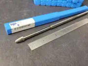SGS ¼" Carbide Burr 7" OAL Rotary File ¼" Sh 3/16" Milling Mandrel Machinist