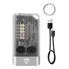 Powerful Flashlight Keychain Torchlight Highly Effective Uv Black Light
