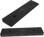 HIAKDOFT 2pcs Plastic Climbing Ramp Pad Door Threshold Car Scooter Ramps Easy to Set up Comfortable for Users
