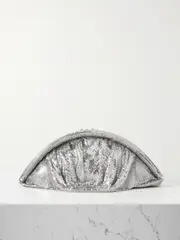 [RABANNE] RABANNE - Studded Mesh Clutch - Silver - One size One size Silver