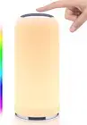 LED Touch Lamp, RGB Bedside Table Lamps with Timer Function, Dimmable Warm,,,