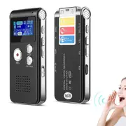 8GB Digital Voice Recorder USB Rechargeable Dictaphone with Playback for Lectures