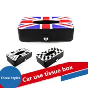Mini Cooper PU Auto Car Tissue Box Cover Napkin Paper Holder Towel Dispense