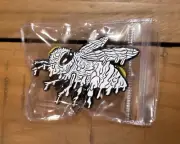 3D Bumble Bee Art Pin Tattoo LE /50 2" DMD Like AJ Masthay Bottleneck Steinman