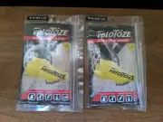 2 X Pair VeloToze Short Shoe Covers L 43-45.5 Road Bike Latex Hi Viz Yellow