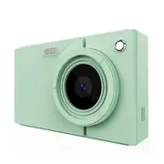 Digital Camera Pink, 4K Vlogging Camera, Vintage Camera, Autofocus 64MP 18X Digital Zoom Compact Point and Shoot Digital Cameras for Beginner, Green