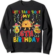 [X.Style] Cinco De Mayo Let's Taco Bout My 17th Birthday Toddler Kids Sweatshirt ds948 Sweater (2XL) Black