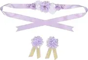 ibasenice 1 Set of Belly Sash Multi-Functional Sash for Baby Showers Maternity Fake Flowers Sash Belt Pregnant Women Waisband Belt Baby Shower Sash Belt