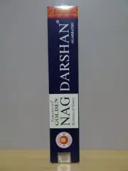 Golden Nag Darshan ~ 1 x 15g Pack Incense ~ Agarbathi ~ Vijayshree