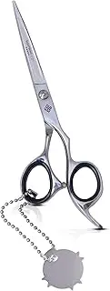 Sightwing hair scissors 7 Inch-Japnese Stainless Steel Razor Edge Barber Shears, Hair Cutting Shear, Hair Cutting Scissors, and Hair scissors Professional for Men/Women/Barber/Salon (Silver)