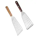 2 Pcs Stainless Steel Fish Shovel Large Metal Spatula Cooking Accessories