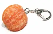 Looks real! Mandarin Orange Key Ring Elaborate - Hand made by craftsmen in Japan