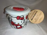 CorningWare HELLO KITTY Sanrio 20 Oz Handled MEAL MUG Vented Plastic Lid NEW