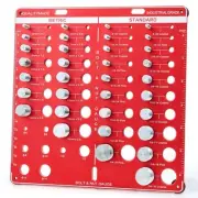 Thread Checker, 42 Nut and Bolt Thread Checker, 15 Metric & 19 Standard & 8 D...