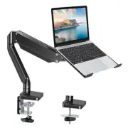 Laptop Stand Desk Mount, 2 in 1 Function Monitor Laptop Mount, Aluminum