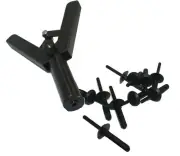 41pcs Plastic Poly Rivet Gun Quick Set Riveter Riveting Hand Tool Assorted Set