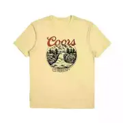 Brixton x Coors "Rocky" Short Sleeve Tee (Buff) T-Shirt