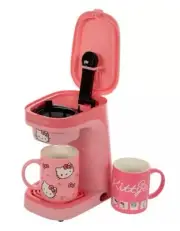 Hello Kitty 1 Cup Coffee Maker With 2 Mugs New In Box