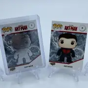 Upper Deck Funko Pop Card Marvel Lot Of 2 Ant-Man #8 Platinum & Common/Base Set