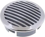 Round Louvered Vent 4 inch 100mm - Marine Boat, 316 Stainless Steel Caravan Vents (81933SS-HP)
