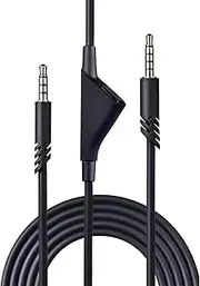 Headphone Earphone Audio Replacement Adapter Cable for Bose QuietComfort 45/25/35/QC45/QC25/QC35/QC35 II, Remote Volume Control Mic for Samsung Sony Xiaomi Google Android Phone / PS4 / Xbox