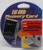 Joytech 16 MB Flash Memory Card Nintendo GameCube Uncompressed New Sealed