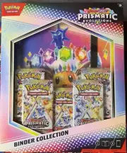 Binder Collection SV8.5 Prismatic Evolutions Pokemon TCG IN HAND! Ships TODAY