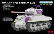 1/35 Ryefield M4A3 Sherman 76W VVSS Late (Standard Version) Plastic Model Kit