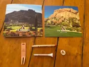The Boulders Divot Tool, Ball Marker, Pencil, Tee & Both Courses Scorecards NEW