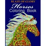 BLAZE OF GLORY HORSES COLORING BOOK