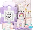 Luxury Care Package for Women - 9PC Get Well Soon Gifts with Tumbler & Blanket