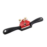 9Inch Adjustable Spokeshave with Flat Base Metal Blade Woodwork Hand Planer