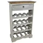 vidaXL Wine Rack Solid Mahogany Wood 55x23x85 cm HEE