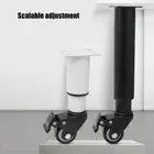 4Pcs Adjustable Table Leg Caster Extender Replacement Support Legs Desks
