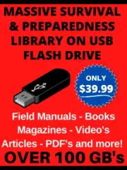 Survival & Preparedness Information USB Library - Over 100 GB's! Free Shipping