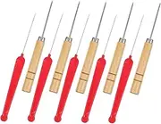 SEWACC 1 Set Professional Beads Awl Compact Crochet Needle Kit with Durable Handle for Easy Threading and Jewelry Making for DIY Crafting Projects