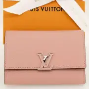 Louis Vuitton Portefeuille Capucines Compact Wallet Taurillon Calf Leather Magno