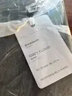 POTTERY BARN COZY CLOUD PILLOW SHAM Standard ~ STEEL BLUE NWT