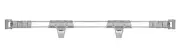 Metro MQL36-2S Stackable Shelf Ledge (Back) for MetroMax Q Industrial Plastic S