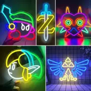 Zelda neon LED wall sign Nintendo game room wall decor The Legend of Zelda gift