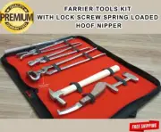 Farrier Tools Kit, With Hoof Nipper Spring Installed And Lock Screw