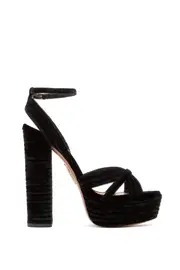 [AQUAZZURA] Sundance Plateau 140 39.5 BLACK