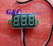 10PCS three-wire 0.36` BLUE LED DC Digital Voltmeter Panel Meter DC 0-30V M14